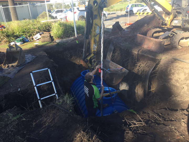 Long Reef Golf Club Grease Trap Installation 8